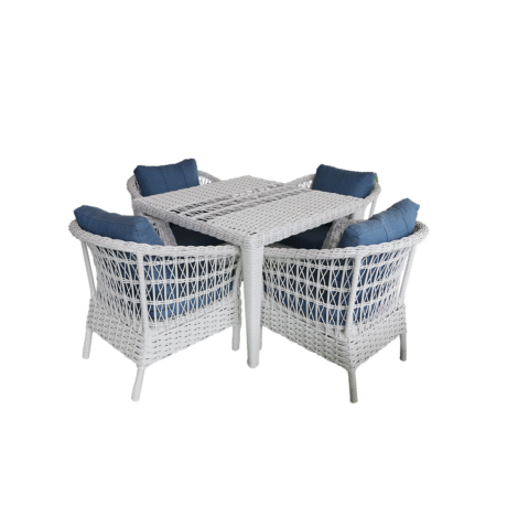 Ensemble 4 pièces Zigana Kare pour jardin et balcon